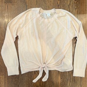 Club Monaco cashmere sweater size small shell pink